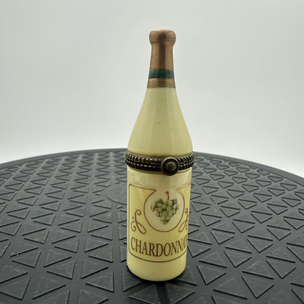 Porcelain Chardonnay Trinket Box